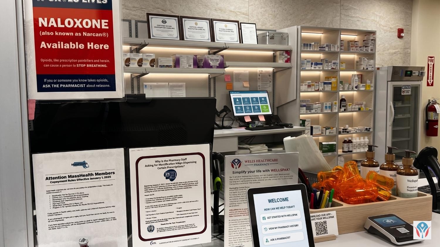 Wells Healthcare Pharmacy contact â€“ Worcester MA pharmacy counter