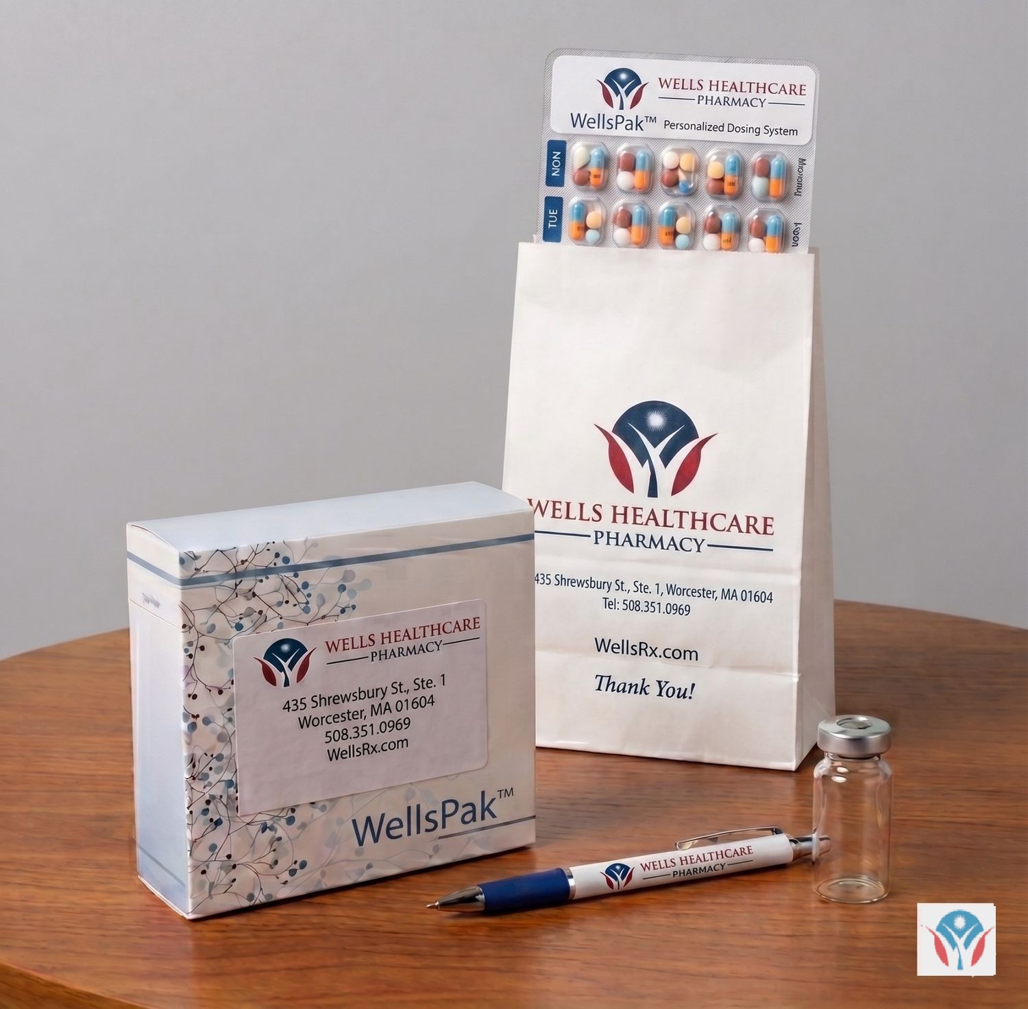 WellsPak multi-dose pill packaging system â€“ Wells Healthcare Pharmacy Worcester