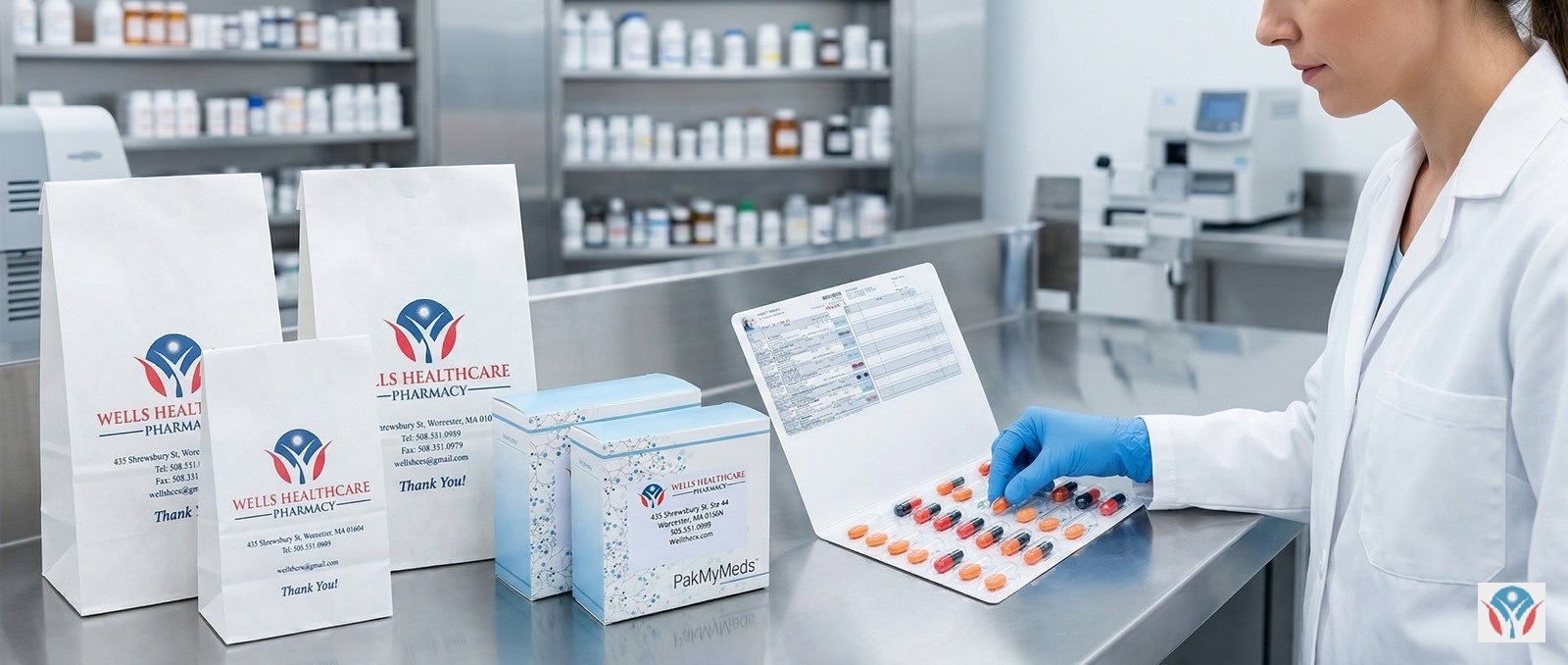 WellsPak medication packaging service â€“ Wells Healthcare Pharmacy Worcester MA